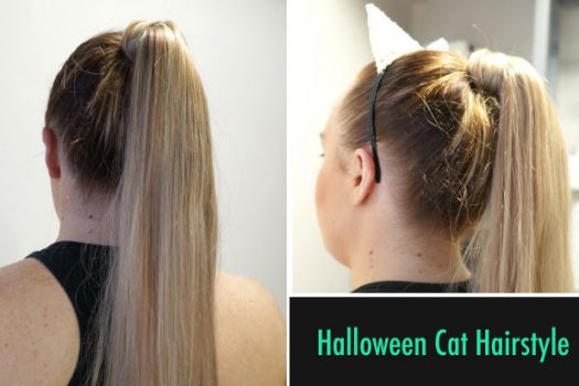 Tutorial: Halloween Cat Hairstyle
