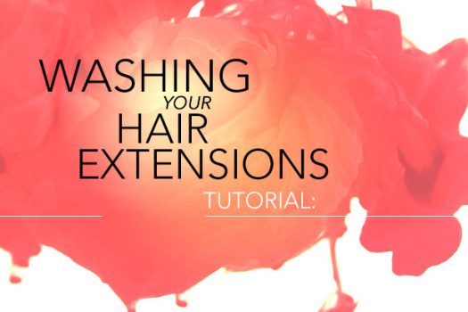How to wash hair extensions