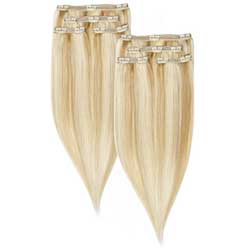 Fab Remy Lace Weft Clip in Twin Pack
