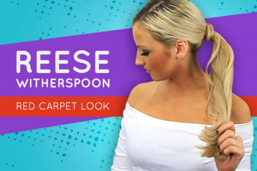 Tutorial: Reese Witherspoon’s Red Carpet Ponytail