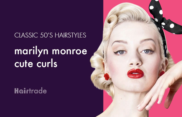 Marylin Monroe Cute Curls