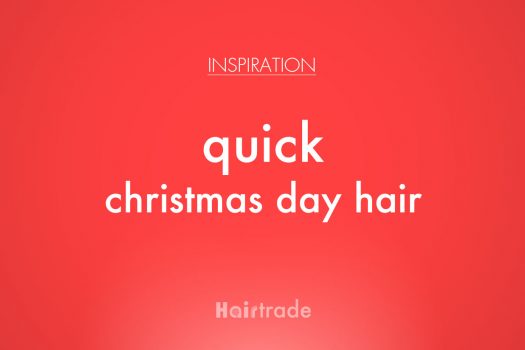 Quick Christmas Day Hair