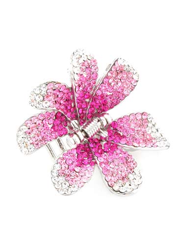 Hair Claw Clips - Flower (Pink)