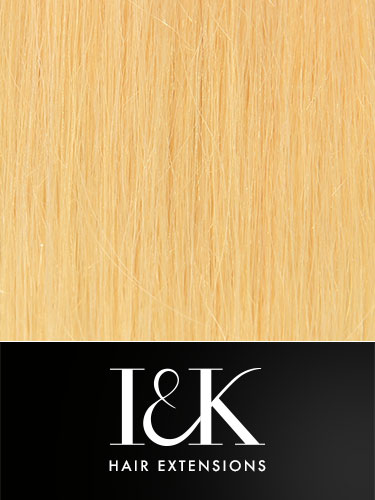 I&K Clip In Human Hair Fringe - Bold & Blunt #22-Medium Blonde
