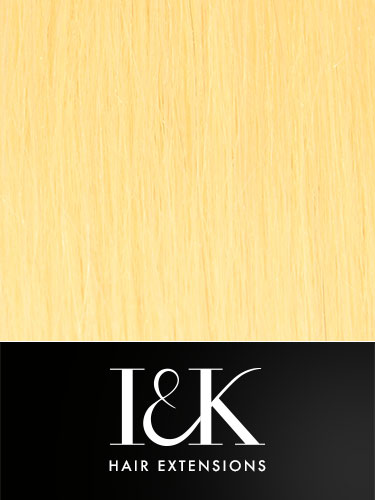 I&K Clip In Human Hair Fringe - Highlight #613-Lightest Blonde