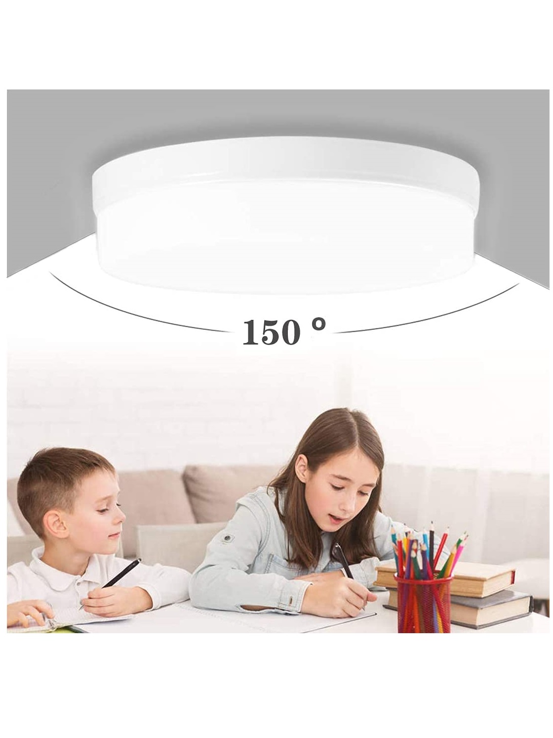 Homesbrand LED Ceiling Light, 24W 2400lm [120W Equivalent]