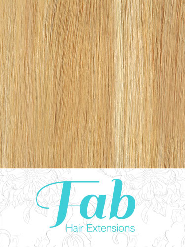 Fab Clip In Remy Hair Extensions - Full Head #12/16/613-Light Golden Brown/Sahara Blonde/Lightest Blonde Mix 24 inch