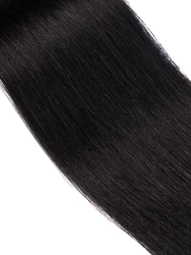 Fab Clip In Remy Hair Extensions - Full Head #1B-Natural Black 24 inch