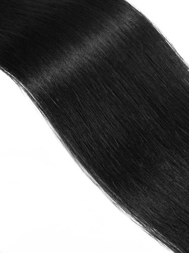 Fab Clip In Remy Hair Extensions - Full Head #1-Jet Black 18 inch