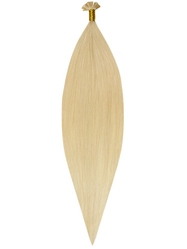 Fab Pre Bonded Flat Tip Remy Hair Extensions #613-Lightest Blonde 20 inch 100g