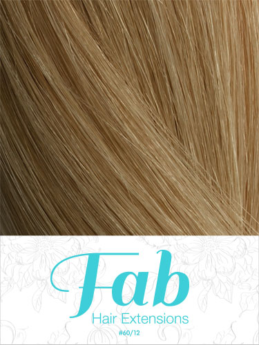 Fab Clip In One Piece Synthetic Hair Extensions - Straight #p60/12 18 inch