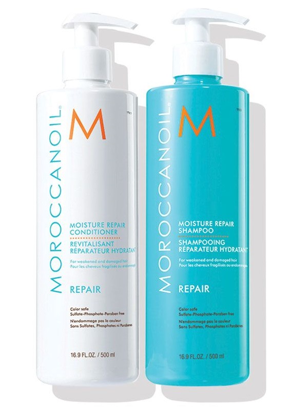 Moroccanoil Moisture Repair Shampoo & Conditioner Duo 500ml Limited Edition