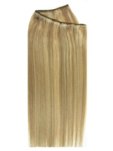 I&K Wire Quick Fit One Piece Human Hair Extensions #12/16/613 18 inch