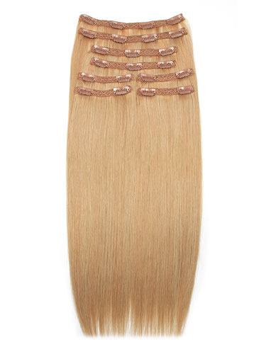 I&K Remy Clip In Hair Extensions - Full Head #10/16 18 inch