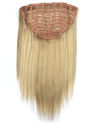 I&K Instant Clip In Human Hair Extensions - Full Head #18/613 18 inch