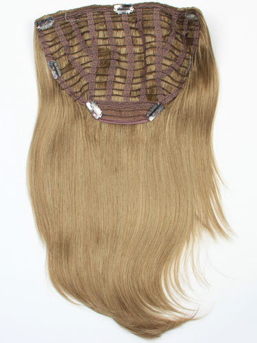 I&K Instant Clip In Synthetic Hair Extensions - Full Head #18-Ash Blonde 18 inch