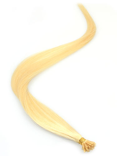 I&K Pre Bonded Stick Tip Human Hair Extensions #24-Light Blonde 18 inch