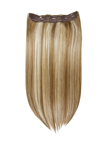 I&K Clip In Synthetic One Piece Hair Extensions #6/613 24 inch