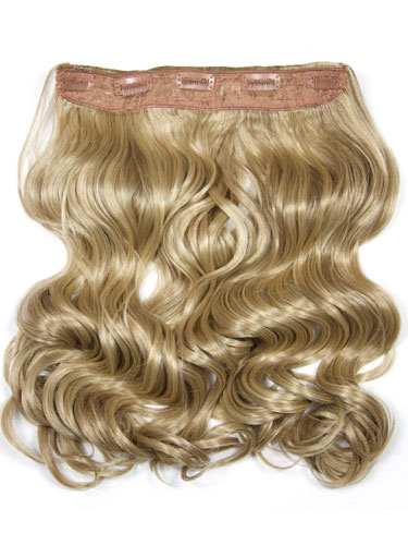 I&K Clip In Synthetic One Piece Hair Extensions - Body Wave 24 inches 180g #18/22 24 inch