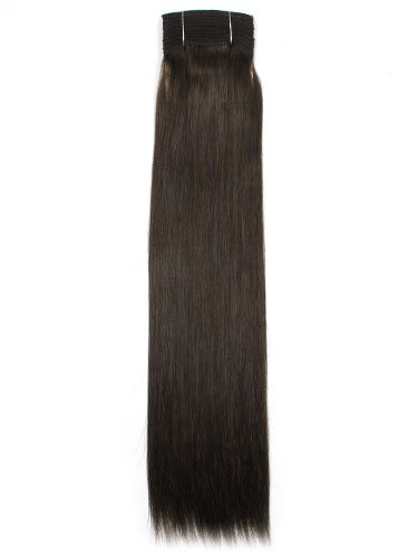 I&K Cuticle Weft Remy Hair Extensions #2-Darkest Brown 18 inch