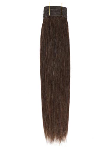 I&K Gold Weave Straight Human Hair Extensions #2-Darkest Brown 22 inch