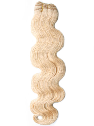 I&K Gold Weave Body Wave Human Hair Extensions #24-Light Blonde 22 inch