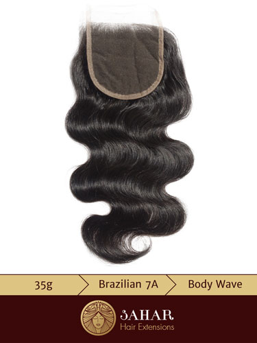 I&K Virgin Brazilian Lace Top Closure - Body Wave Free Part [7A] (35g)