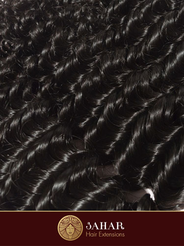 I&K Virgin Brazilian Weft Hair Extensions - Deep Curls [7A] (100g)