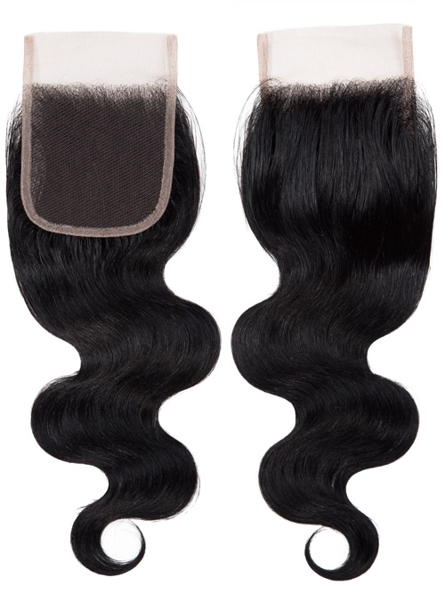 Sahar Unprocessed Peruvian Virgin Hair Top Lace Closure 4" x 4" (10A) - Body Wave