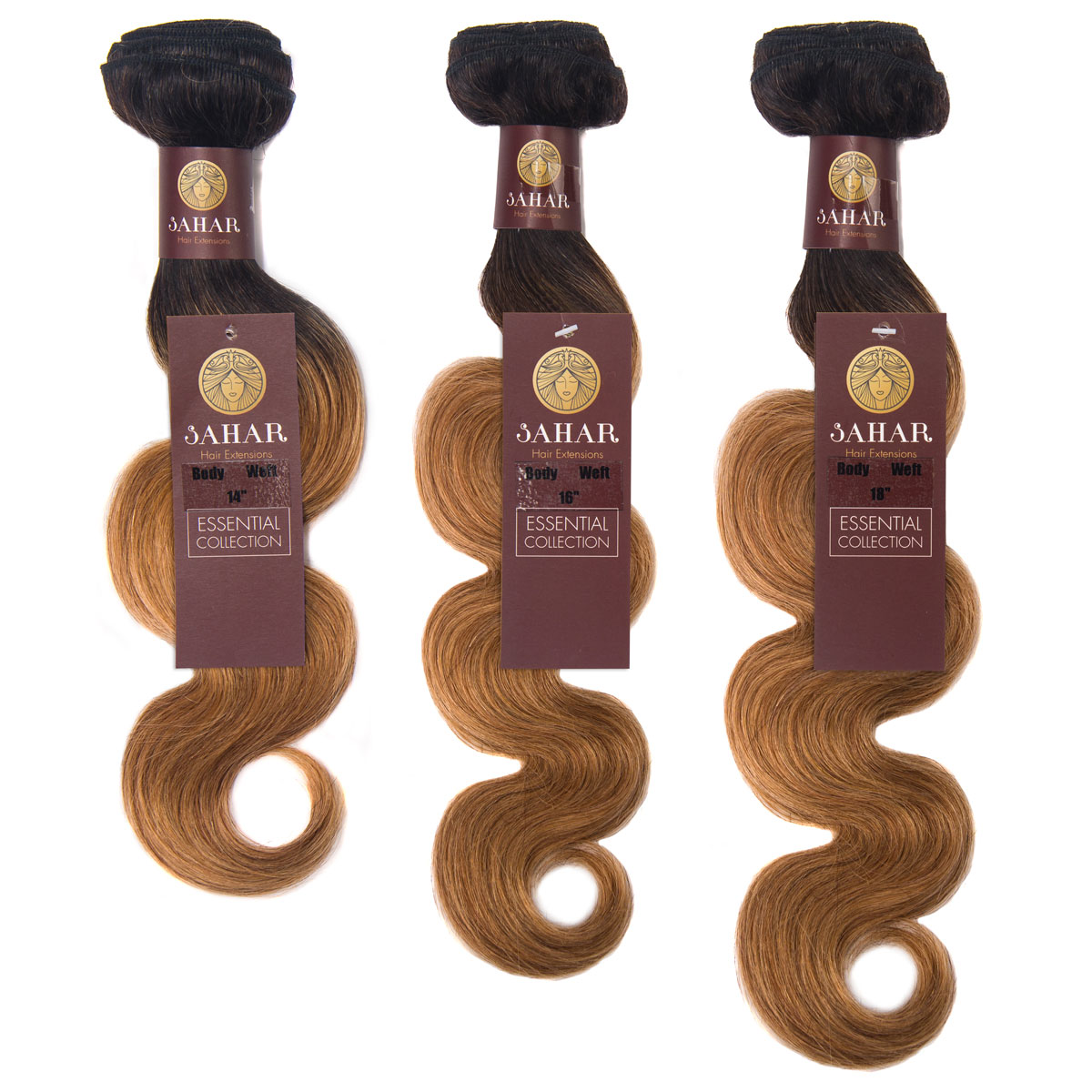 Sahar Essential Virgin Remy Human Hair Extensions Bundle (8A) - #OT27 Body Wave