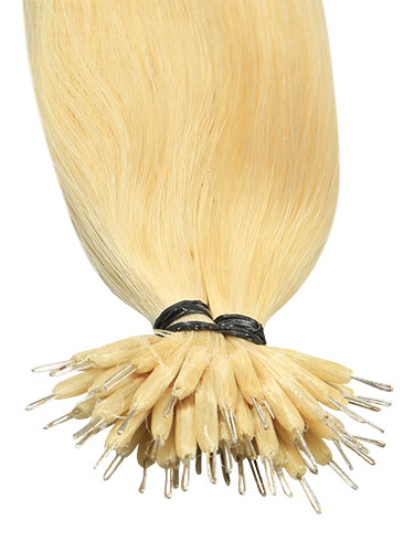 VL Pre Bonded Nano Tip Remy Hair Extensions #613-Lightest Blonde 18 inch