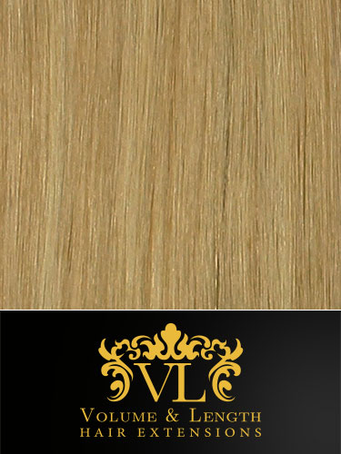 VL Remy Weft Human Hair Extensions #PV01/613-Light Ash Blonde Mix 18 inch 150g