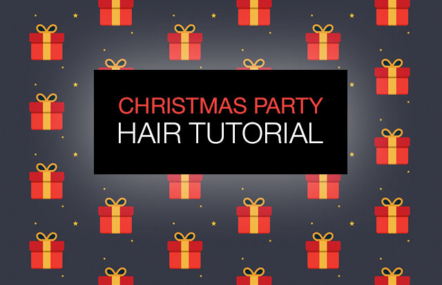 tutorial christmas party hair