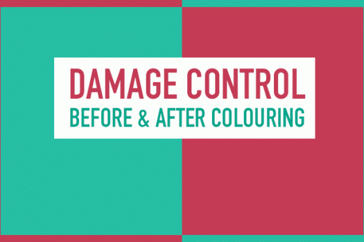Damage Control: Before & After Colouring