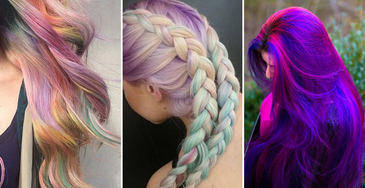 Mermaid Hair Inspiration: Purple and Blue Balayage - wide 4