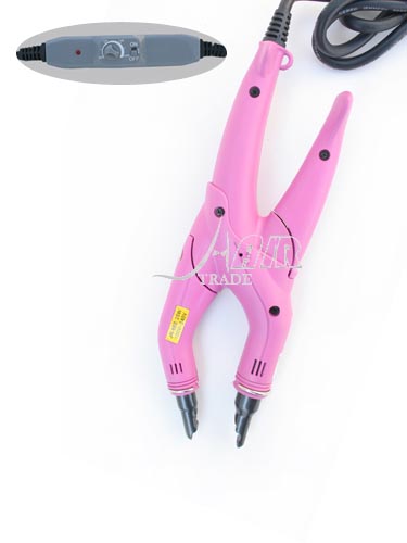 Professional Hair Extensions Iron C688T UK PLUG Pink