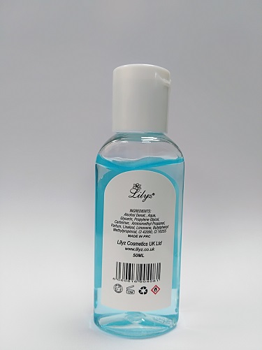 Antibacterial Hand Sanitiser Kill 99.99 Bacteria 50ml 70% Alcohol