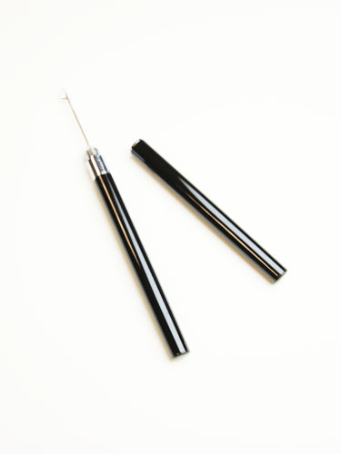 Double Heads Metal Needle Pen-Black