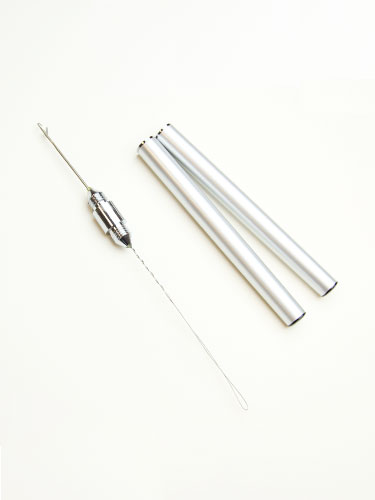 Double Heads Metal Needle Pen-Silver