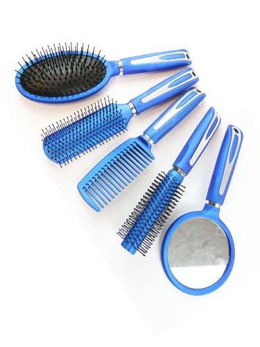 5 Pieces Brush Set - Blue