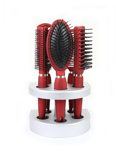 5 Pieces Brush Set - Red