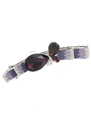 Hair Barrettes -  Diamond(Purple)