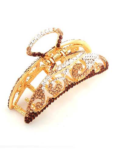 Hair Claw Clips - Gold / Silver
