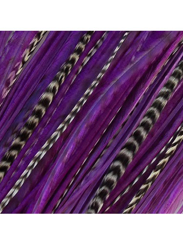 AD Feather Hair Extension #Purple