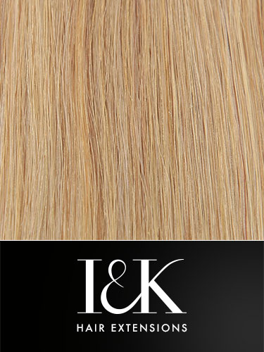 I&K Clip In Human Hair Fringe - Side Swept #18-Ash Blonde