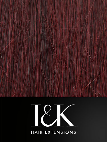 I&K Clip In Human Hair Fringe - Side Swept