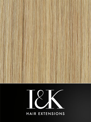 I&K Clip In Human Hair Fringe - Side Swept #18/22