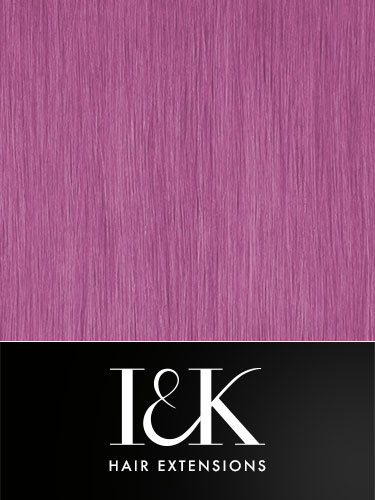 I&K Clip In Human Hair Fringe - Highlight #Purple