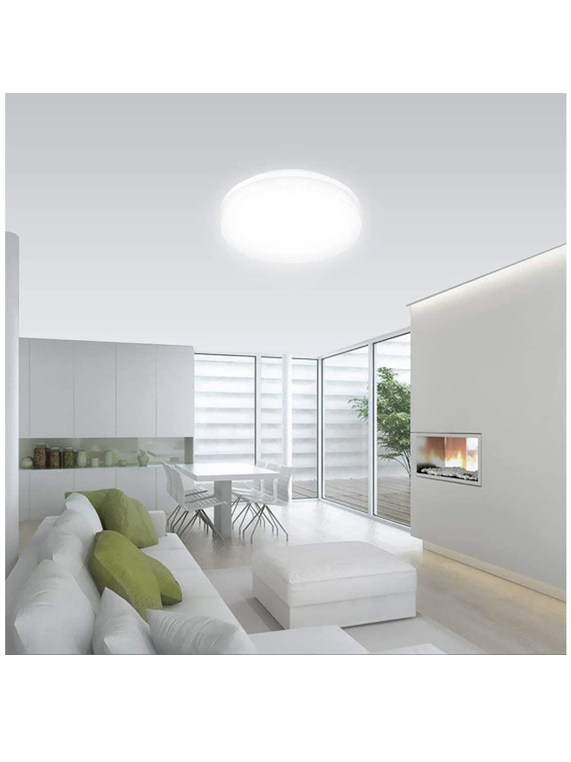 Homesbrand LED Ceiling Light, 24W 2400lm [120W Equivalent]