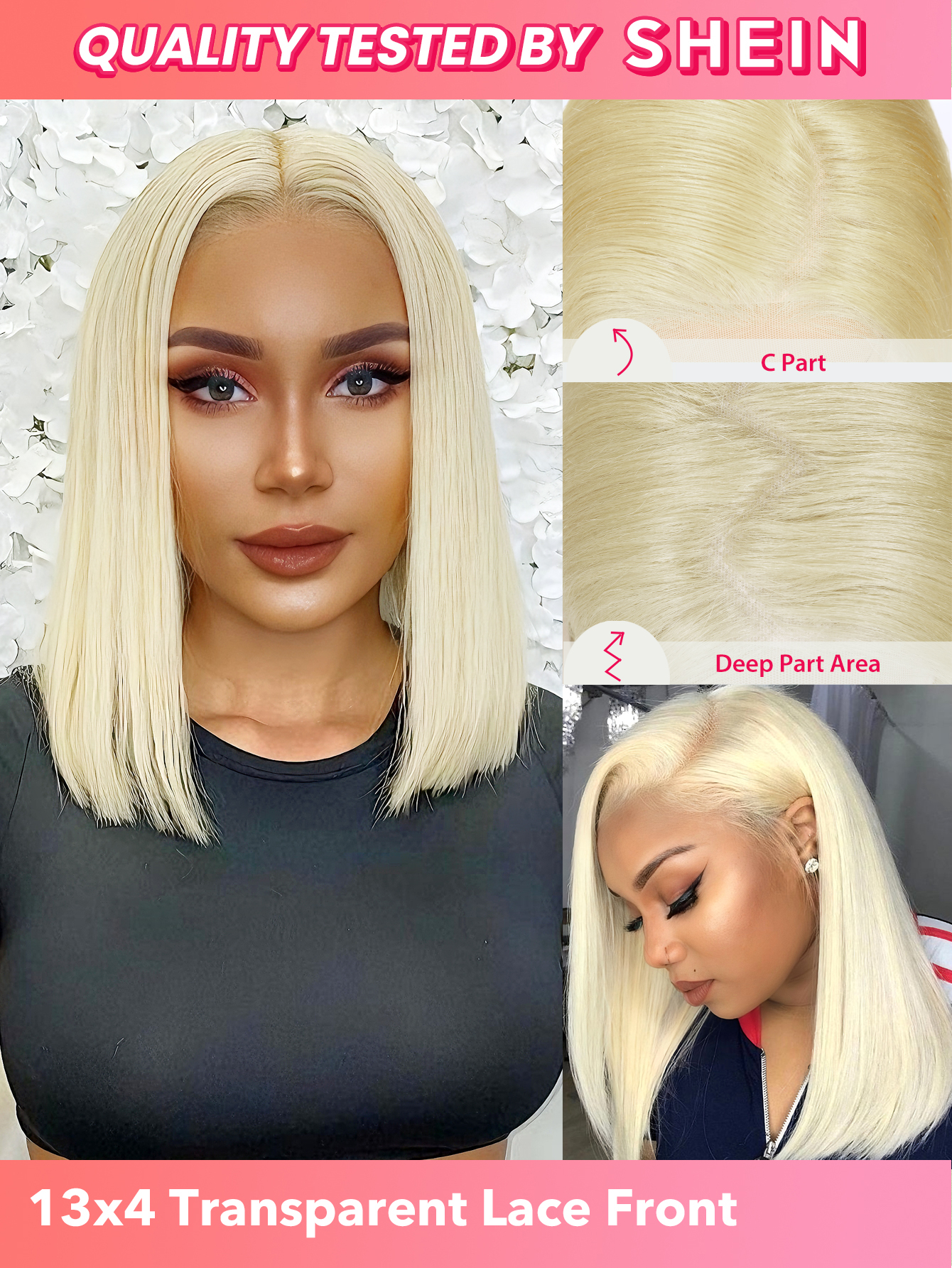 13*4 Lace wig 12inch 613#